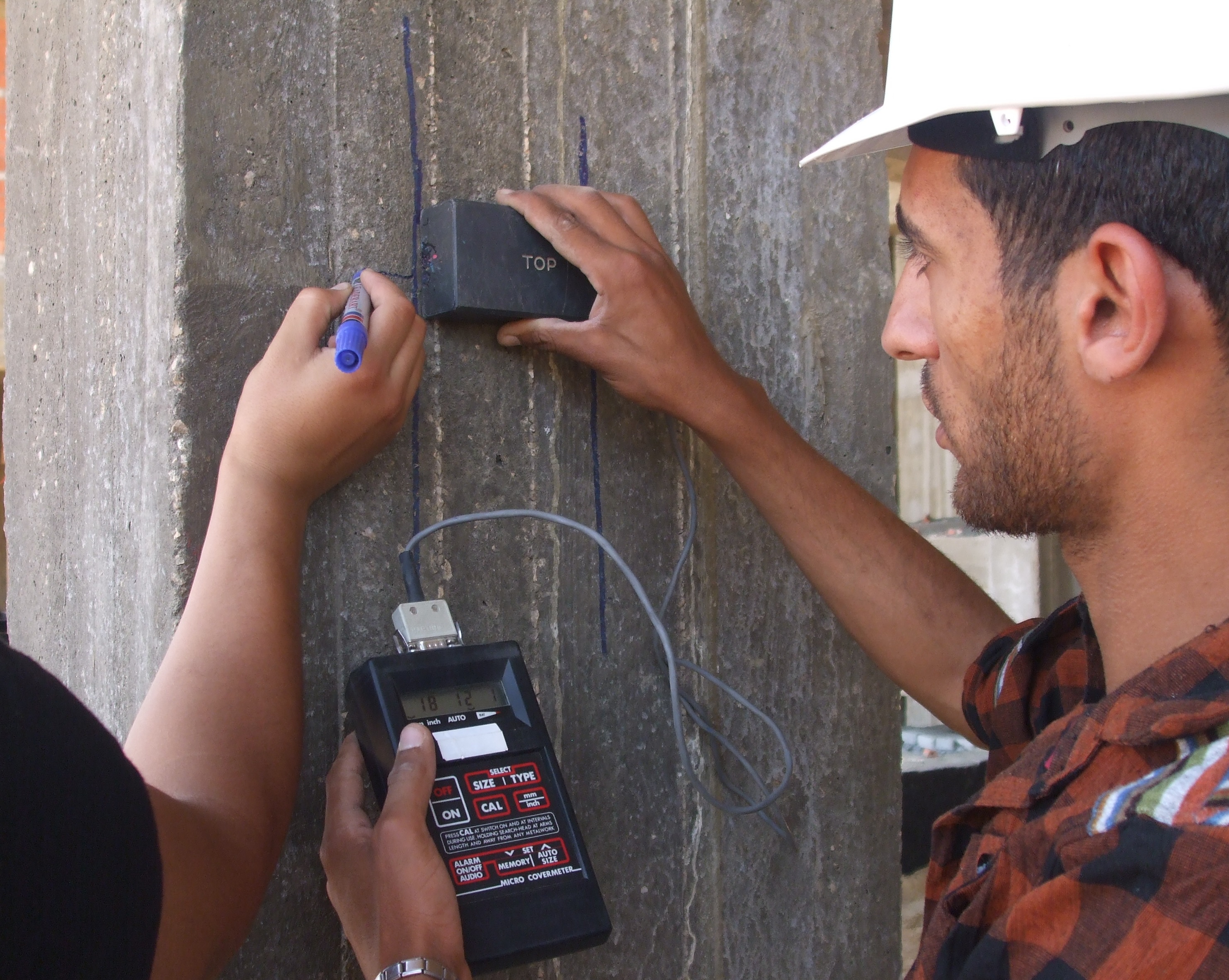 Steel Rebars detector